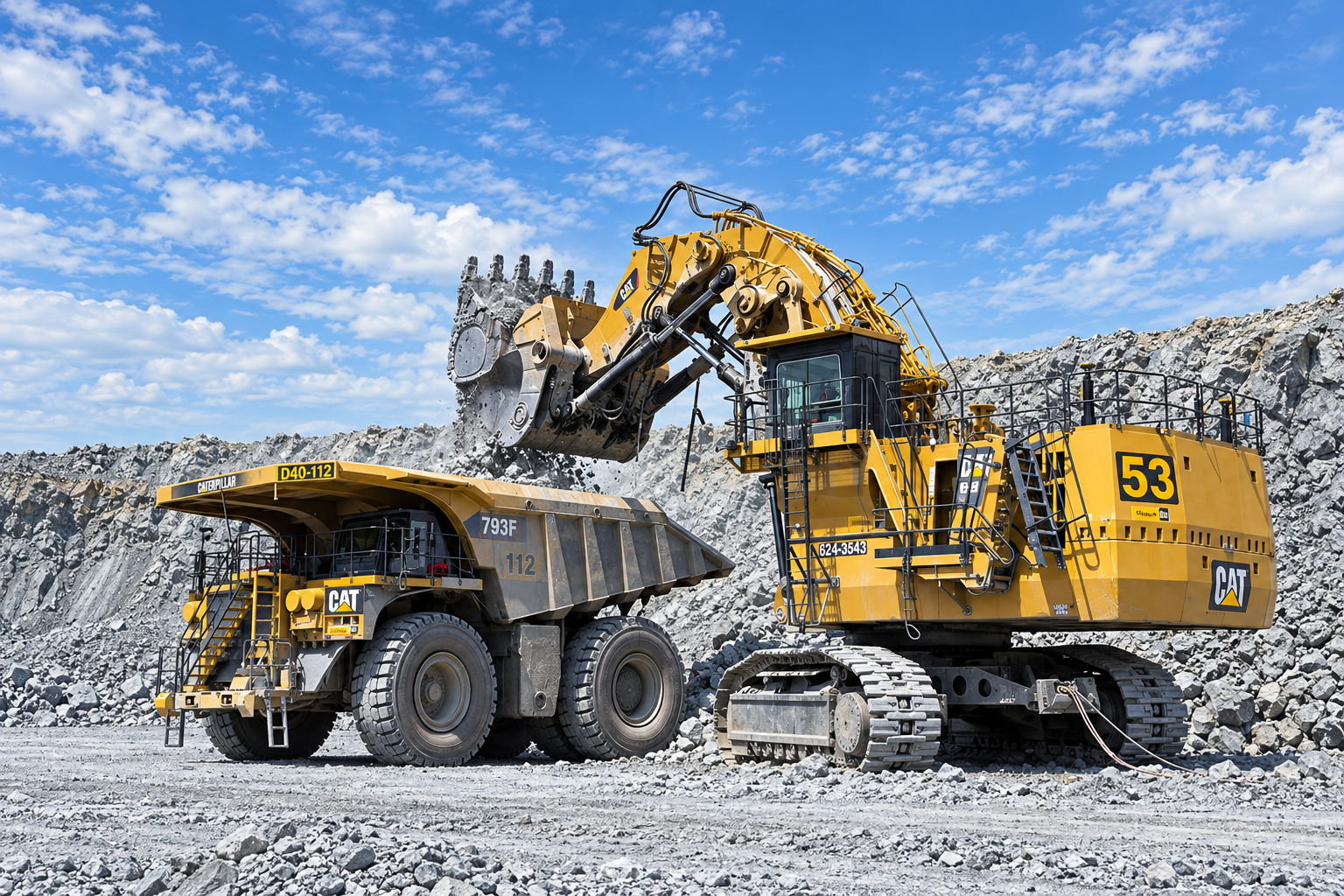 Mines and quarries — surface mining operation